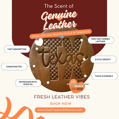 Leather Car Air Freshener Kit