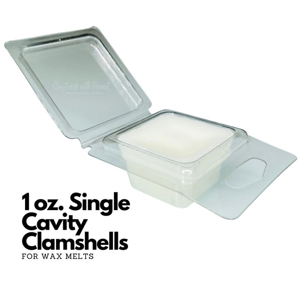 One Piece single cavity Clamshell - Large Type - Pack of 100