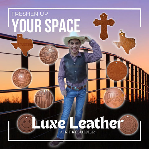 Leather Car Air Freshener Kit