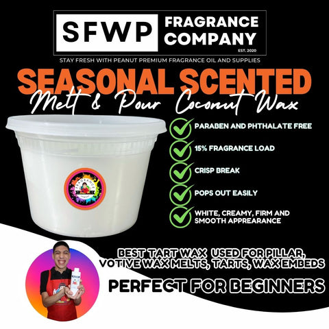 Seasonal Scented Melt & Pour Coconut Wax