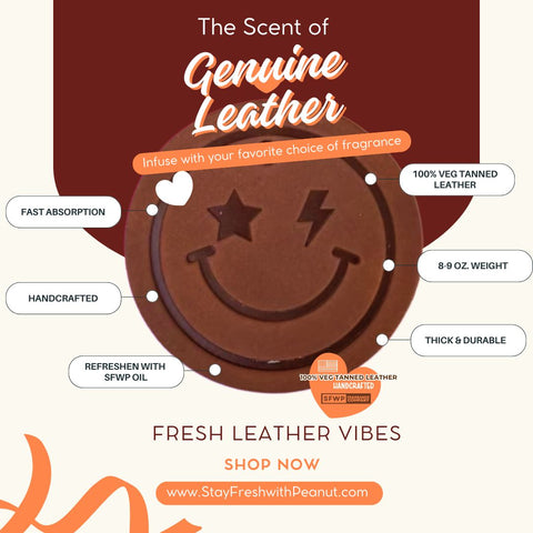 Leather Car Air Freshener Kit