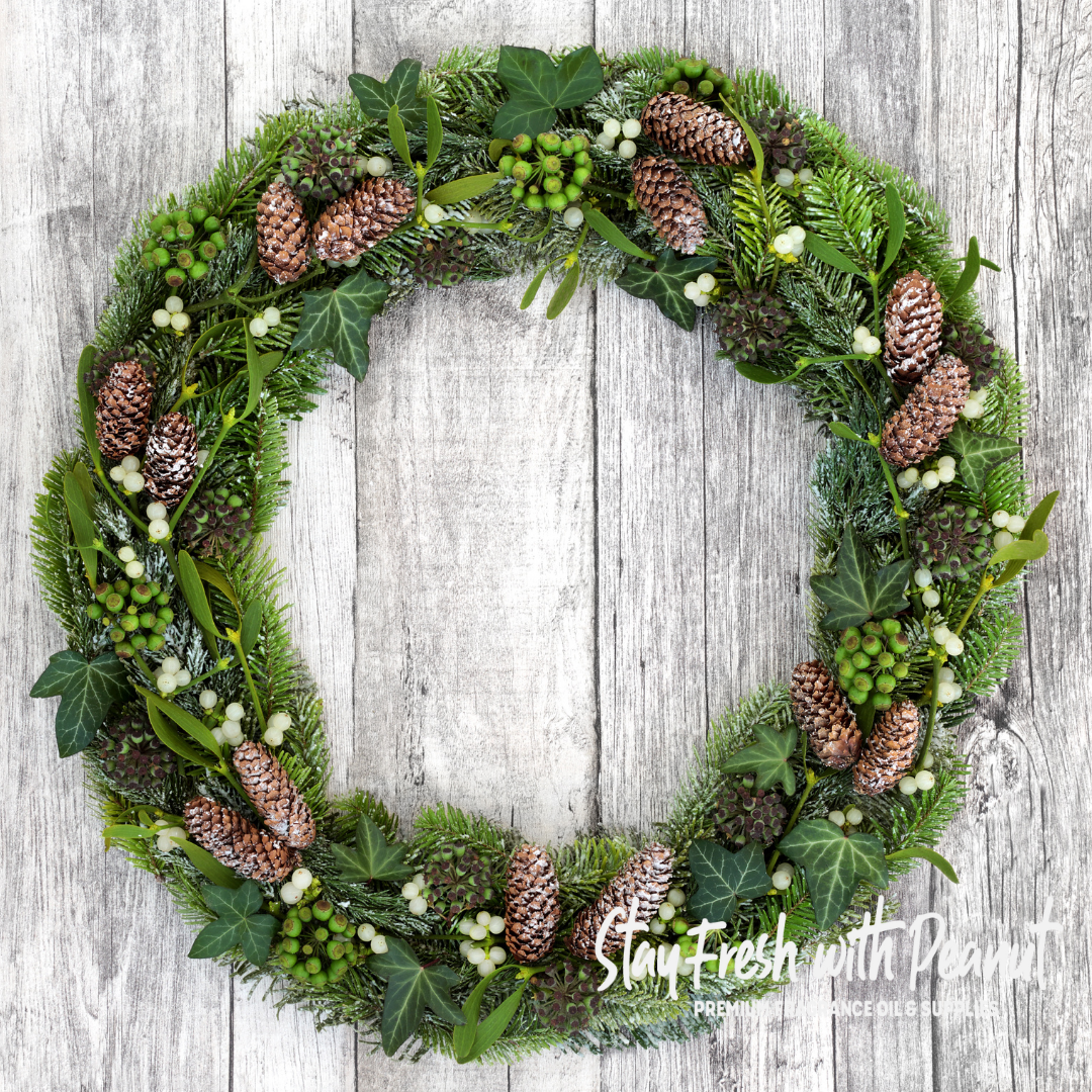 Winter Essential Oil Set of 6 Fragrance Oils - Christmas Wreath