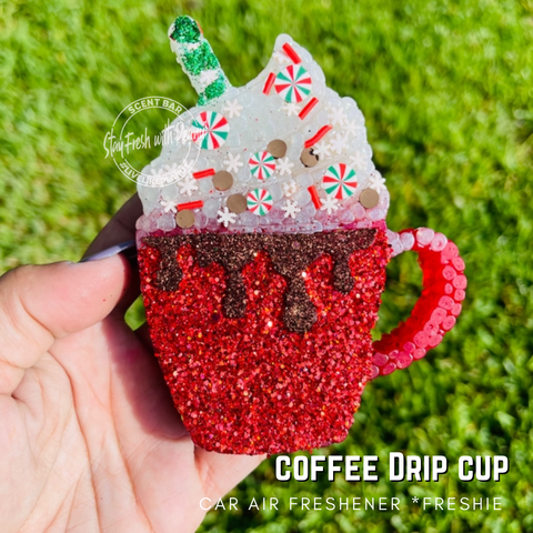 Coffee Drip Cup Air Freshener *Freshie