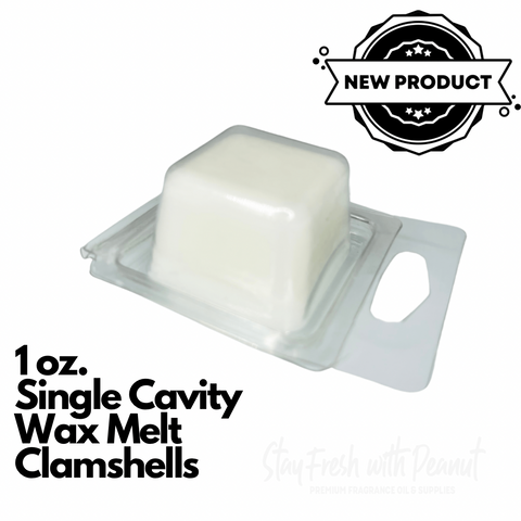 Single Cavity Clamshells for Wax Melts