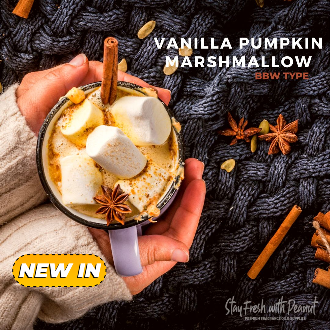 Fragrances & More - Vanilla Pumkin Marshmallow Fragrance Oil 2 oz. (60ml),  Candle Scents for Candle Making, Scented Oil for Home, Fragrance Oil for